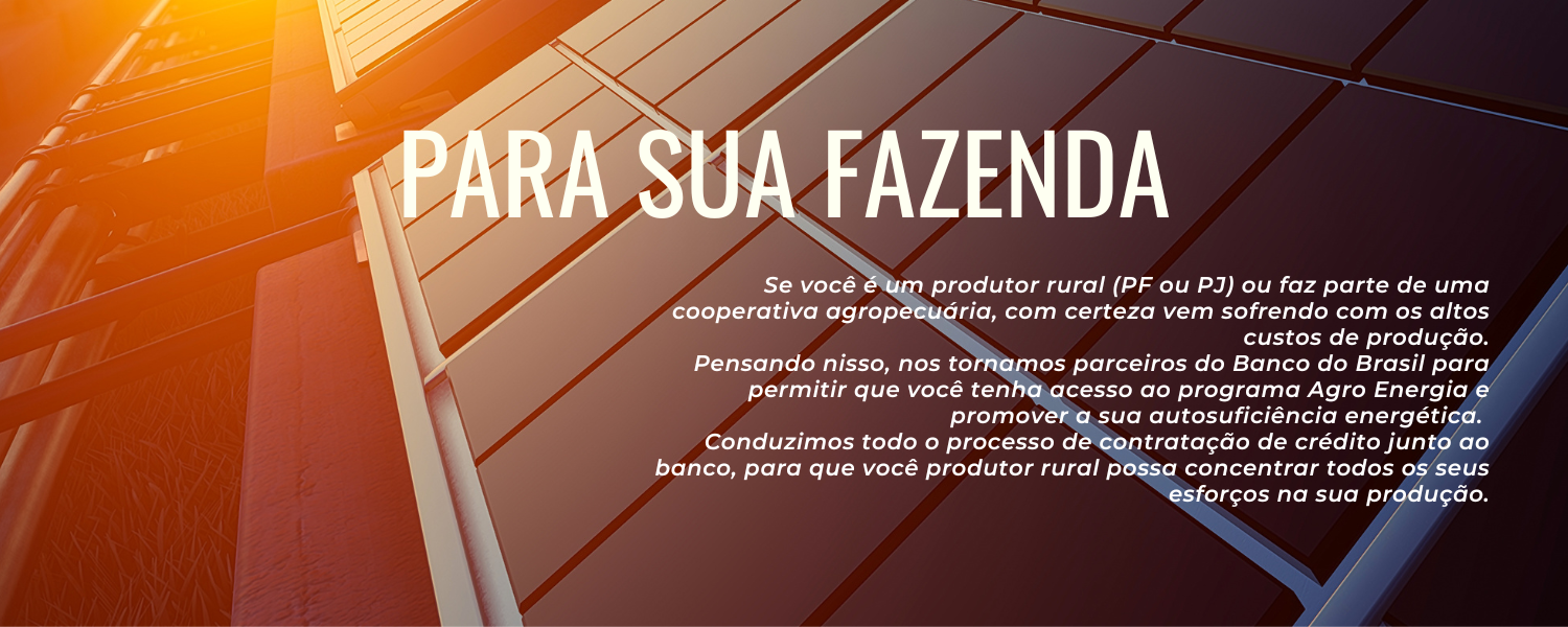 Energia Solar São Carlos - Para sua Fazenda